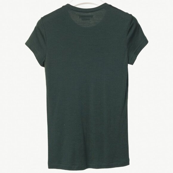 Isabel Marant Green Wool-Jersey Short-Sleeve Tee - Picture 2 of 7